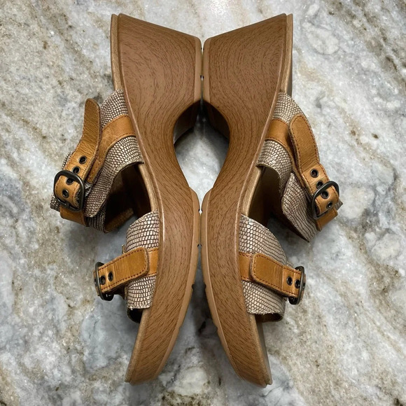 Dansko Women’s Jessie Sand Lizard Sandal Comfort Leather - Picture 5 of 12